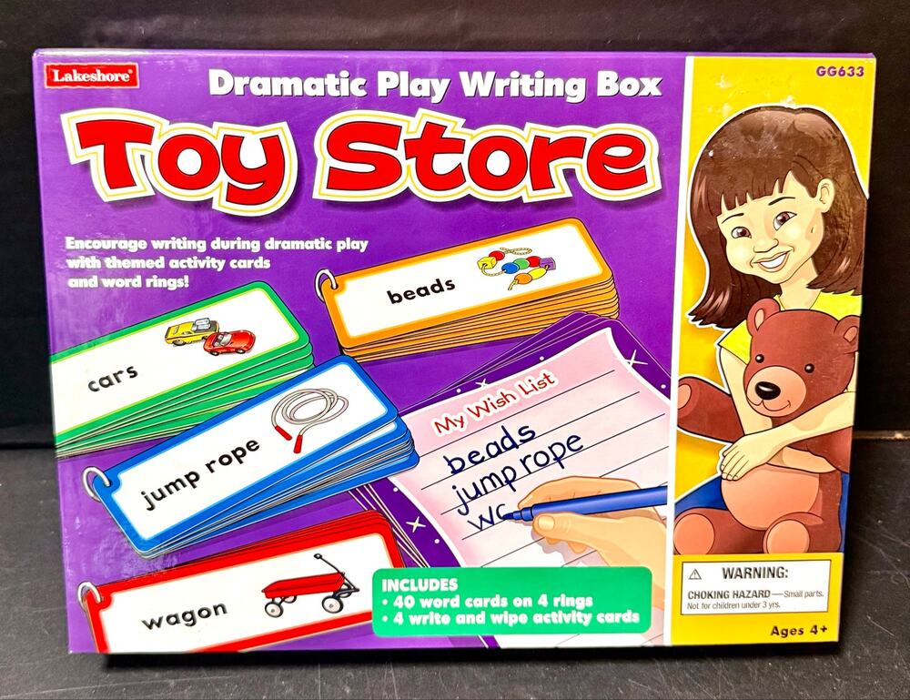 Lakeshore Learning Toy Store Dramatic Play Writing Box educational